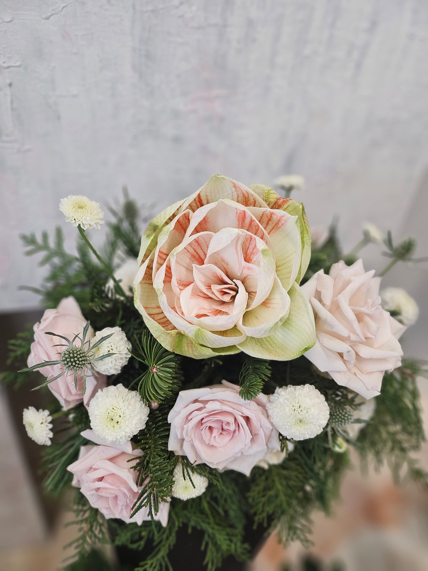 White Winter Centerpiece