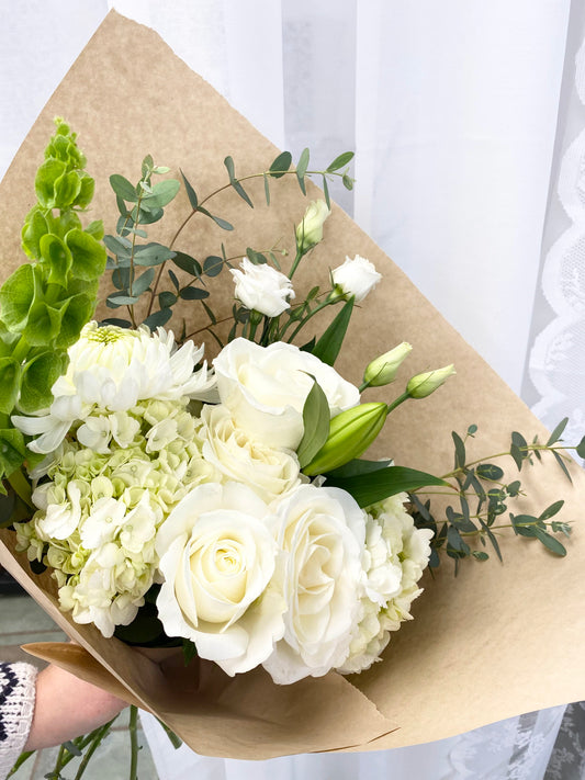 White and Green Bouquet